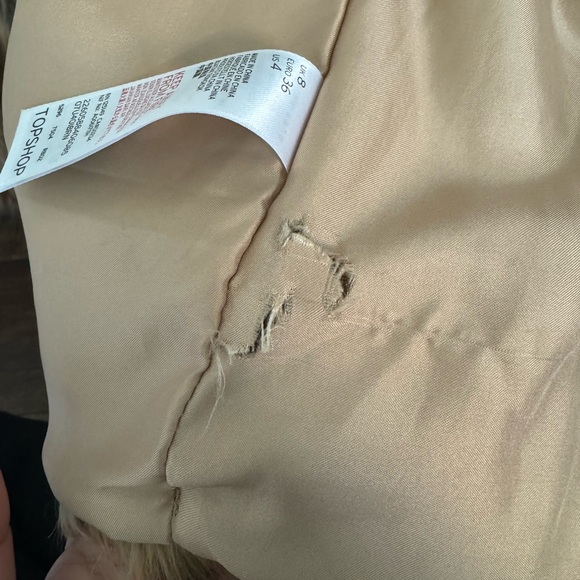 Topshop Faux Fur Coat - Size US 4 - Picture 8 of 8